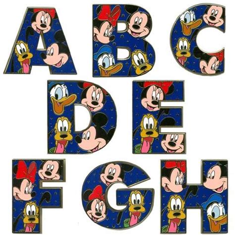 Alfabeto De Mickey B8F