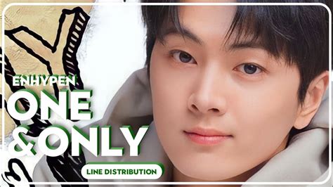 Enhypen One And Only Line Distribution Youtube