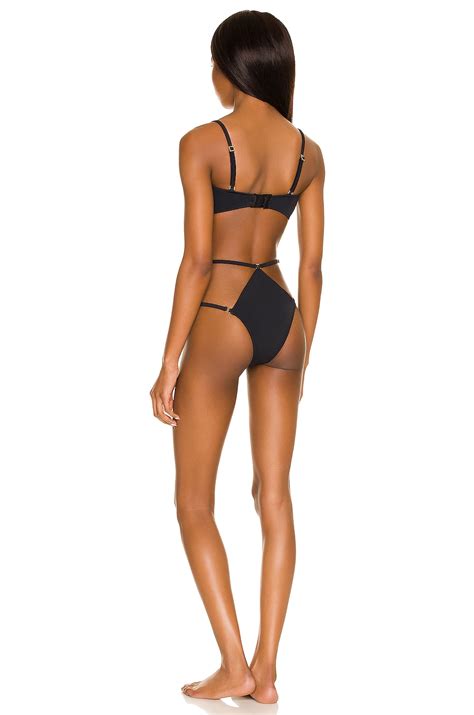 Oye Swimwear Minnie Bikini Set In Black Revolve