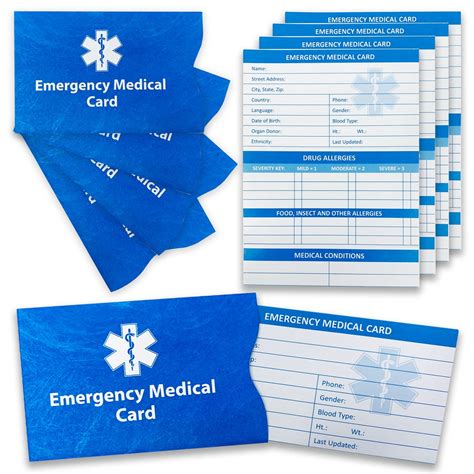 Emergency Medical Card, Get Life-saving Help in an Emergency Situation ...