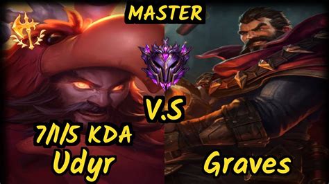 Pants Are Dragon UDYR Vs GRAVES 7 1 5 KDA JUNGLE GAMEPLAY NA