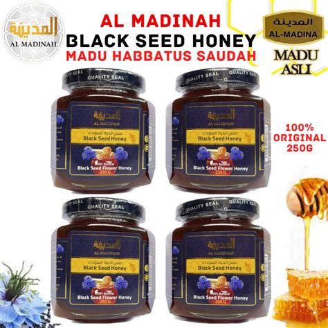 Madu Bunga Habbatussauda Asli Almadinah Natural Black Seed Honey