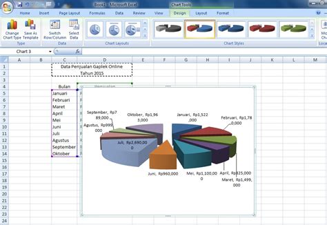 Cara Membuat Tabel Grafik Di Excel Cornerbda