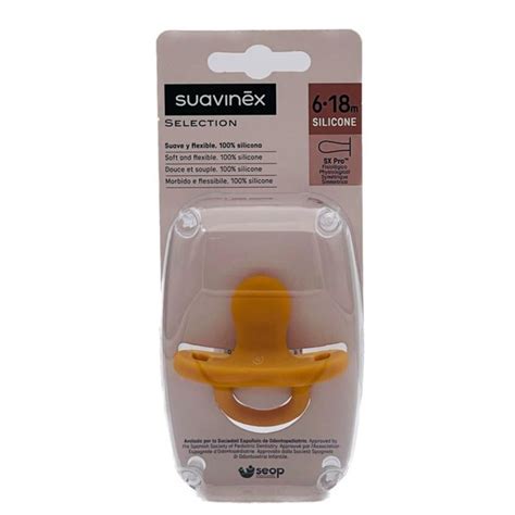 Suavinex Chupete Silicona Tetina Fisiológica SX Pro Selection 6 18m