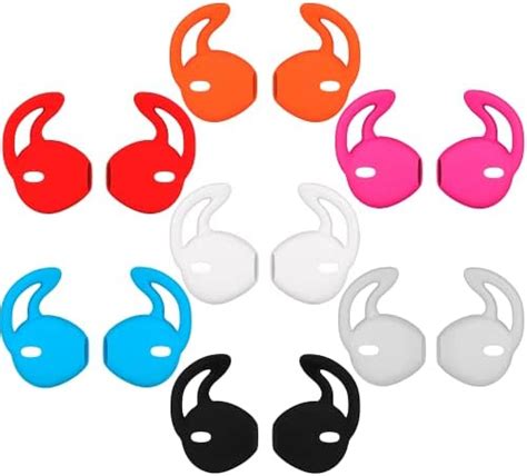 Alxcd Ear Gel For Iphone Earpods Ear Buds Tips 4 Pair Anti Slip Soft Silicone