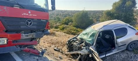 Çeşme Germiyan Yolunda Feci Kaza GÜNDEM Gerçek neyse haber odur