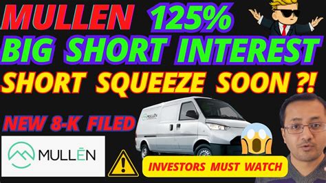 Muln Mullen Stock New K Short Interestmullen Short Squeeze