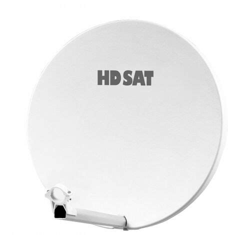 Pack HDSAT Parabole Satellite Fibre Blanche 60cm LNB Single