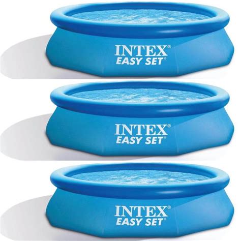 Intex Easy Set 10 Ft X 30 Ft Round 30 In Deep Inflatable Pool 3