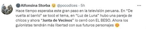 Junta de Vecinos beso gay América Televisión gana seguidores ola