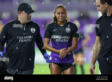 September 25 2022 Orlando Pride Forward Ally Watt 33 Gets Attended