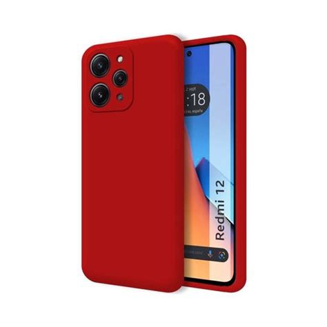 Funda Silicona L Quida Ultra Suave Xiaomi Redmi Color Rojo Con