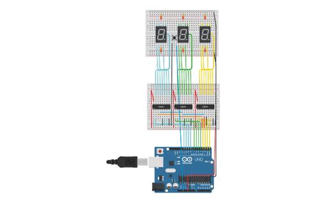 Circuit Design Assignment 2 Part B 210102100 Tinkercad