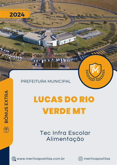 Apostila Tec Infra Escolar Alimenta O Prefeitura De Lucas Do Rio Verde