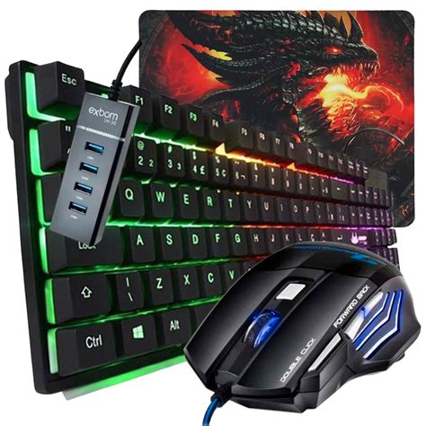 Kit Gamer Mobilador Teclado Mouse P Celular Free Fire 3 0 Shopee Brasil