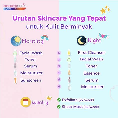 Urutan Skincare Yang Tepat Untuk Kulit Berminyak Oily Skin Skincare