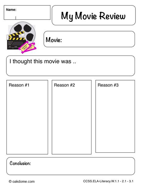 Ipad Graphic Organizer My Movie Review K 5 Computer Lab Graphic Organizers Writing