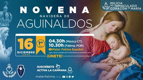 Día 1 Novena Navideña de Aguinaldos YouTube