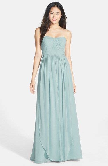 Jenny Yoo Aidan Convertible Strapless Chiffon Gown Regular Plus