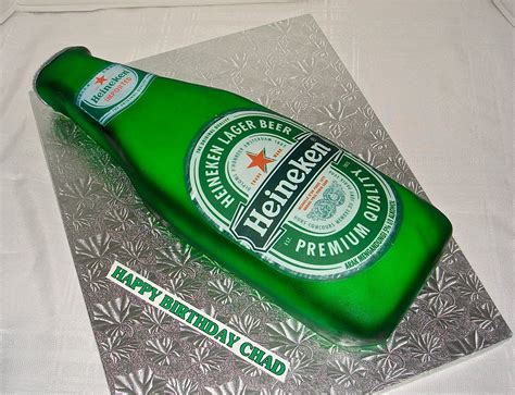 Creative Cake Factory Heineken Beer Bottle Cake