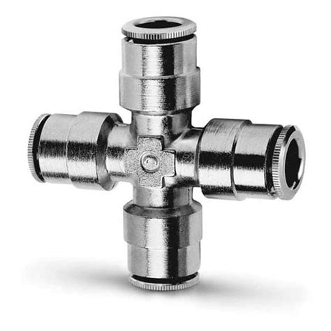 Shop Camozzi Push In Fitting Equal Tube Cross Connector 12mm Tube