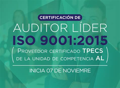 Certificación de auditor líder ISO 9001 2015 Instituto Axis