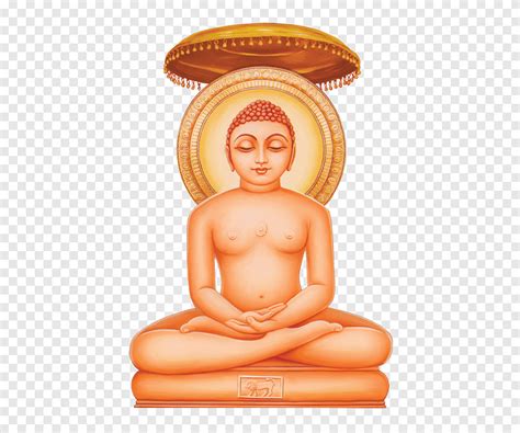 Buddha Illustration Mahavir Jayanti Jainism Puja Bhagavan Mahavir