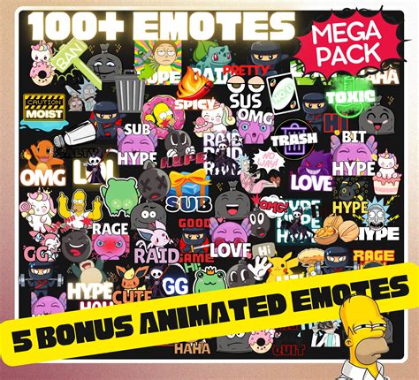 Pal Emote Bundle For Twitch Discord Palworld Emotes For Twitch Hot