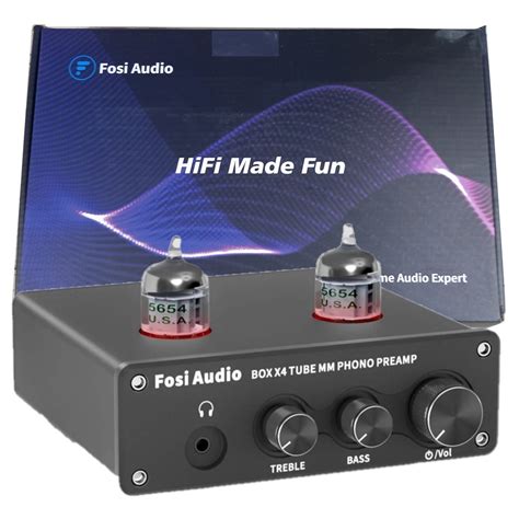 Jual Fosi Audio Phono Preamp Headphone Amplifier Vacuum Tubes Box X