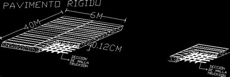 Detalle De Pavimento Rigido En Autocad Librer A Cad