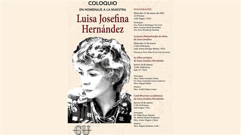 Coloquio en homenaje a la Dra Luisa Josefina Hernández 2 YouTube