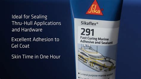 Sikaflex 291 Multipurpose Marine Adhesive Sealant YouTube