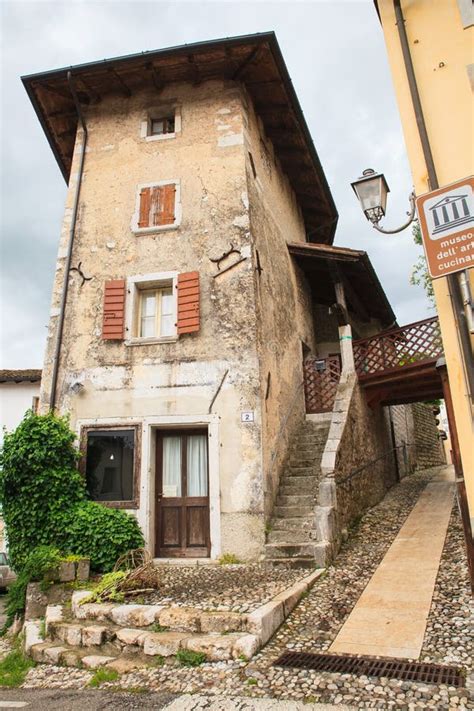 Houses Of Polcenigo Stock Photo Image Of Village Tourism