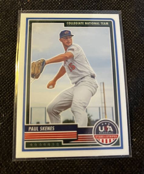 Panini Usa Baseball Stars Stripes Paul Skenes Rc Ebay