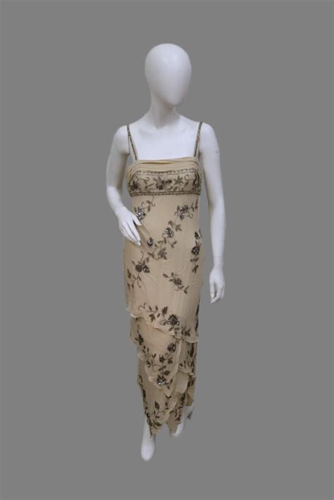 Sold At Auction Vintage Sue Wong Nocturne Silk Beaded Dress Size 10