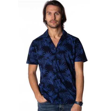 Chemise Polo Manches Courtes Marine