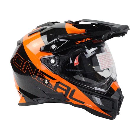 Oneal Sierra Dual Purpose Motorcycle Adventure Helmet Orange