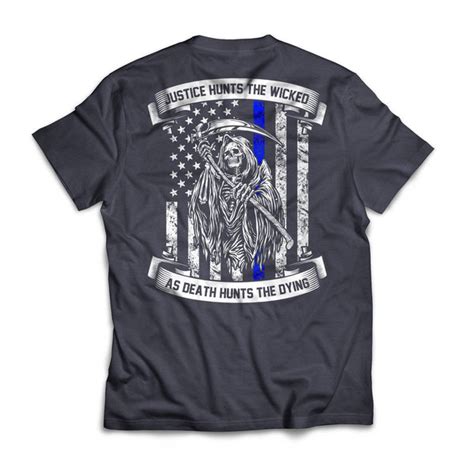 Justice Hunts The Wicked L E O And Emergency Police T Shirt Getshirtz