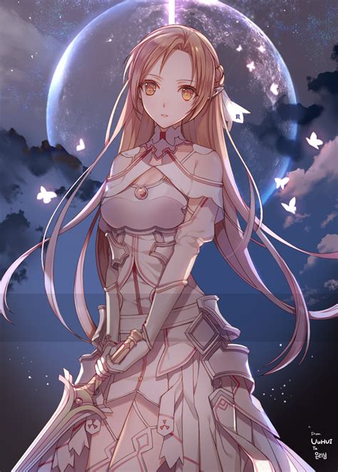 Asuna Sword Art Online Drawn By Uuhui Danbooru