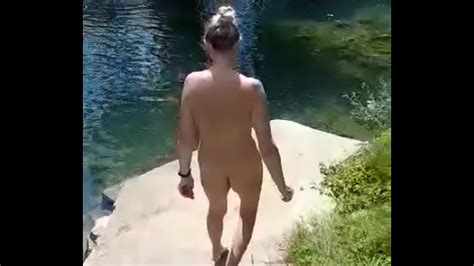 German Milf Sandra In Croatia On Mreznica Naked Swimming