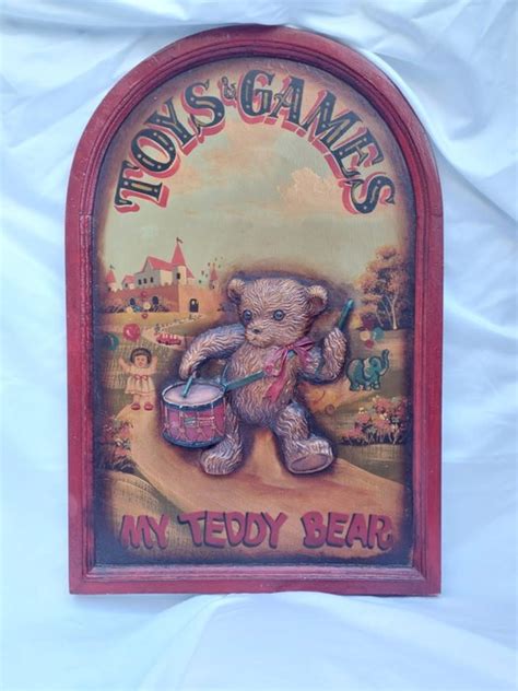 Wandbord Toys Games My Teddy Bear Catawiki