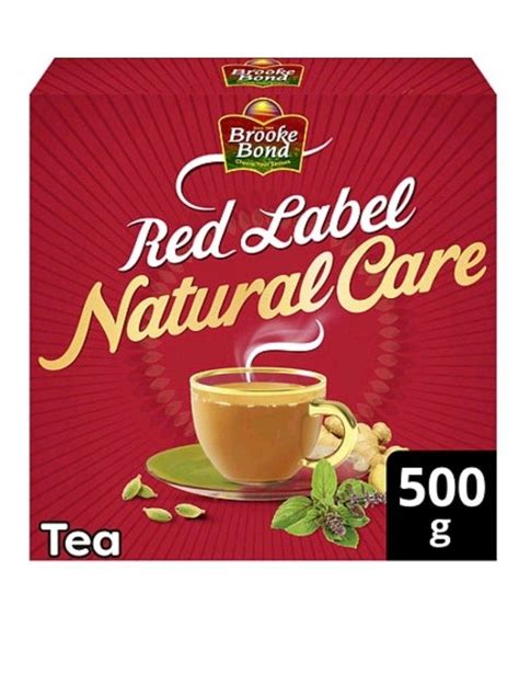 500gm Brooke Bond Red Label Natural Care Tea 250g Form India