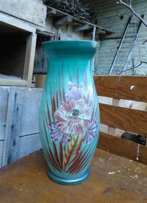 Jolie Paire De Vases En Opaline Verre Luckyfind