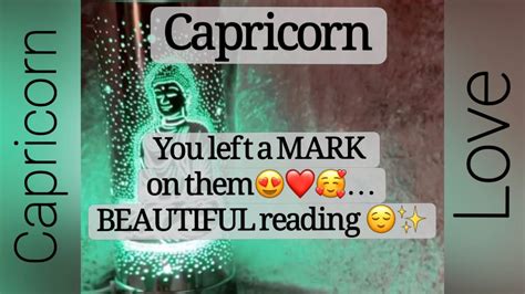 Capricorn♑️💜 You Left A Mark On Them😍 ️🥰 Their Energy And Feelings