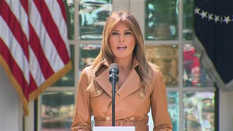 Melania Trump Faces New Plagiarism Row Over Cyber Safety Booklet Bbc News