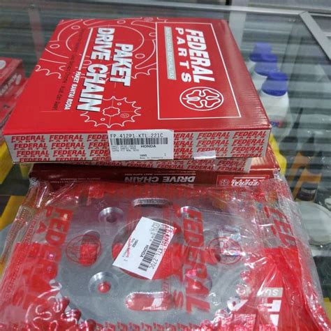 Jual Federal Paket Rantai Gir Ukuran T Honda New Supra Fit Revo