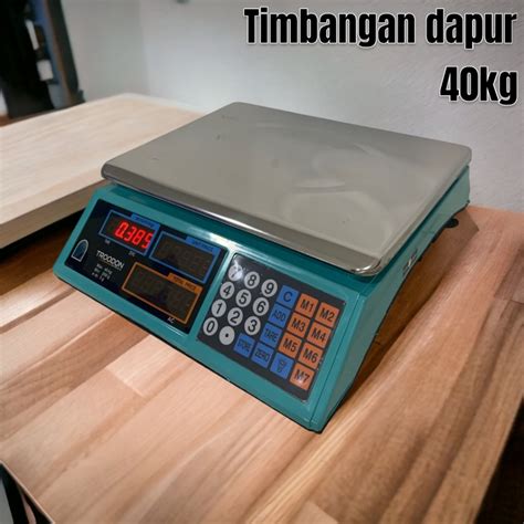 Jual Digital Computing Scale Kg Double Display Timbangan Digital