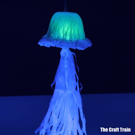 Tissue Paper Jellyfish Craft Dunamai