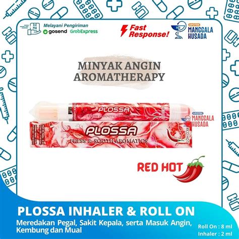 Jual PLOSSA RED HOT ROLL ON INHALER 10 ML Shopee Indonesia