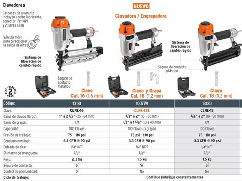 Clavadora Neum Tica Truper Calibre Distribuidor Prosinfer